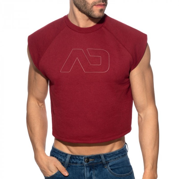 Débardeur de la marque ADDICTED - Crop Top Recycled Cotton ADDICTED - Bordeaux - Ref : AD1461 C29