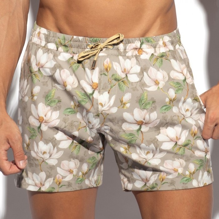 Pantaloncini da bagno del marchio ES COLLECTION - copy of Short de Bain ES Collection Jasmine - Bleu - Ref : 2603 C28