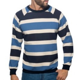 Sudadera de rayas retro de...