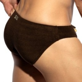 Slip de bain de la marque ES COLLECTION - Bikini de bain ES COLLECTION Terrycloth - marron - Ref : 2615 C13