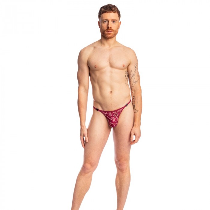 String de la marque L HOMME INVISIBLE - String Striptease L homme Invisible - Castelluccio - Ref : UW08 CAS 209