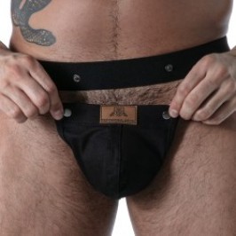 Tanga de la marca TOF PARIS - String Bulge TOF Paris Raw Denim Snap - Ref : TOF673N