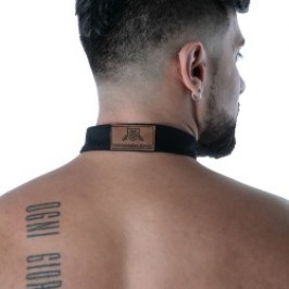 Gioielli del marchio TOF PARIS - Collier TOF Paris Raw Denim - Noir - Ref : TOF681N