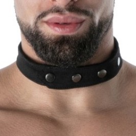 Gioielli del marchio TOF PARIS - Collier TOF Paris Raw Denim - Noir - Ref : TOF681N