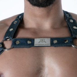 Imbracatura del marchio TOF PARIS - copy of Harnais Bulldog TOF Paris Raw Denim - Noir - Ref : TOF676BU