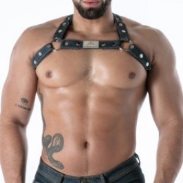 Imbracatura del marchio TOF PARIS - copy of Harnais Bulldog TOF Paris Raw Denim - Noir - Ref : TOF676BU