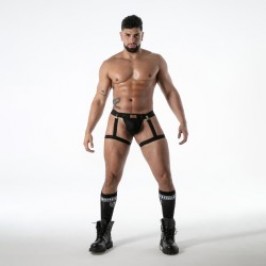 Imbracatura del marchio TOF PARIS - Harnais de Jambes TOF Paris Raw Denim - Noir - Ref : TOF680N