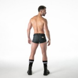 Pantaloncini boxer, Shorty del marchio TOF PARIS - copy of Trunk Full-Zip TOF Paris Raw Denim - Noir - Ref : TOF678BU