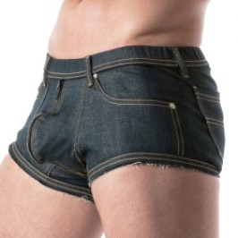 Pantaloncini boxer, Shorty del marchio TOF PARIS - copy of Trunk Full-Zip TOF Paris Raw Denim - Noir - Ref : TOF678BU