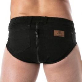 Slip del marchio TOF PARIS - copy of Slip Full-Zip TOF Paris Raw Denim - Noir - Ref : TOF671N
