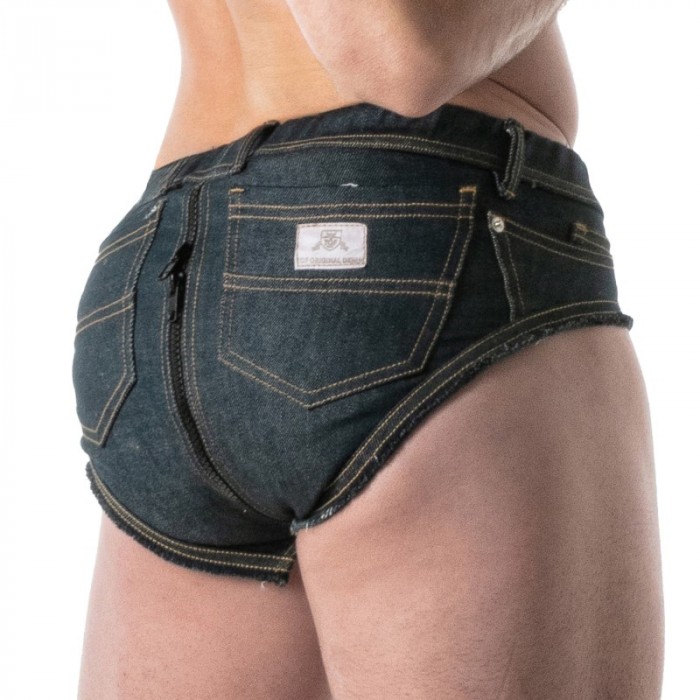 Slip del marchio TOF PARIS - copy of Slip Full-Zip TOF Paris Raw Denim - Noir - Ref : TOF671BU