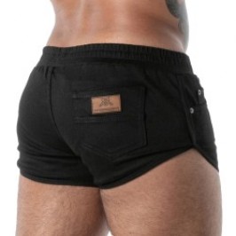 Boxer shorts, Shorty of the brand TOF PARIS - Short Retro TOF Paris Raw Denim - Noir - Ref : TOF667N
