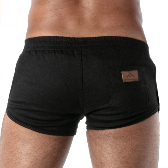 Boxer shorts, Shorty of the brand TOF PARIS - Short Retro TOF Paris Raw Denim - Noir - Ref : TOF667N