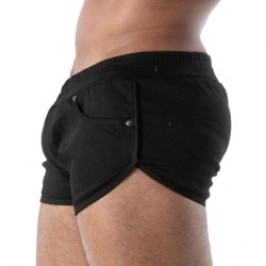 Boxer shorts, Shorty of the brand TOF PARIS - Short Retro TOF Paris Raw Denim - Noir - Ref : TOF667N