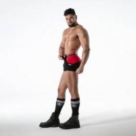 Breve del marchio TOF PARIS - Short Tear-Away TOF Paris Raw Denim - Noir - Ref : TOF669N