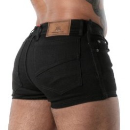 Breve del marchio TOF PARIS - Short Tear-Away TOF Paris Raw Denim - Noir - Ref : TOF669N