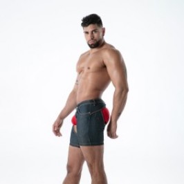 Kurze der Marke TOF PARIS - copy of Short Chaps TOF Paris Raw Denim - Noir - Ref : TOF664BU