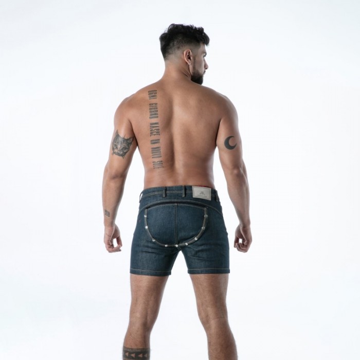 Corto de la marca TOF PARIS - copy of Short Backless TOF Paris Raw Denim - Noir - Ref : TOF665BU