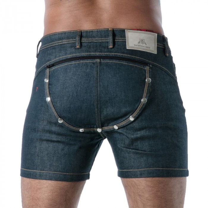Corto de la marca TOF PARIS - copy of Short Backless TOF Paris Raw Denim - Noir - Ref : TOF665BU