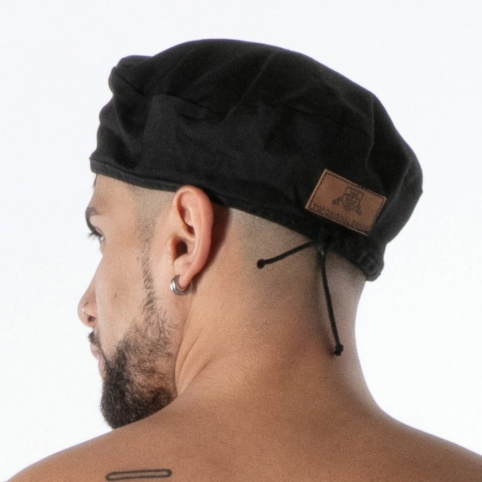 Caps & Hats der Marke TOF PARIS - Beret TOF Paris Raw Denim - Noir - Ref : TOF663N