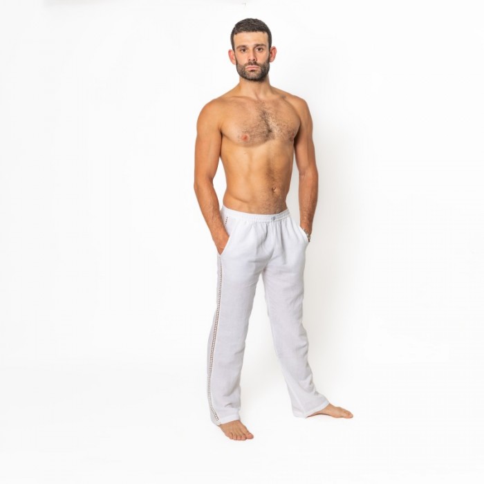 Pantalon de la marque L HOMME INVISIBLE - Pantalon L Homme Invisible - Mykonos - Ref : HW144 MYK 002