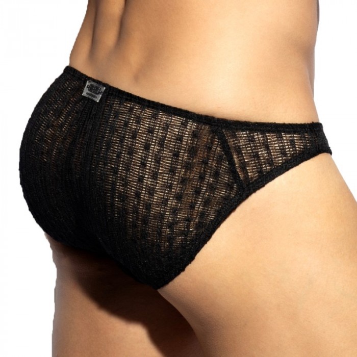 Slip de la marca ES COLLECTION - Bikini ES Collection Bobbles - Noir - Ref : UN669 C10