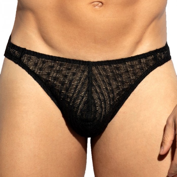 Slip de la marca ES COLLECTION - Bikini ES Collection Bobbles - Noir - Ref : UN669 C10