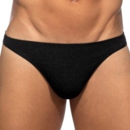 Thong of the brand ADDICTED - String slub jersey - Noir - Ref : AD1476 C10