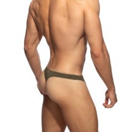 Thong of the brand ADDICTED - copy of String slub jersey - Noir - Ref : AD1476 C12