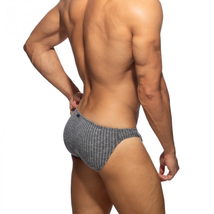 Slip, Tanga de la marque ADDICTED - Bikini Addicted Jeans Rib Knit - Marine - Ref : AD1473 C09