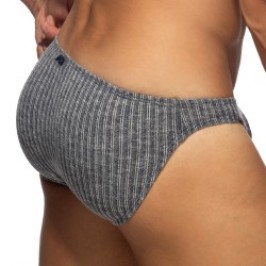 Slip, Tanga de la marque ADDICTED - Bikini Addicted Jeans Rib Knit - Marine - Ref : AD1473 C09