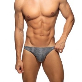 Slip, Tanga de la marque ADDICTED - Bikini Addicted Jeans Rib Knit - Marine - Ref : AD1473 C09