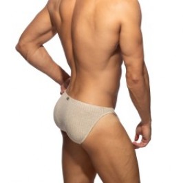Slip, Tanga de la marque ADDICTED - Bikini Addicted Jeans Rib Knit - Beige - Ref : AD1473 C28