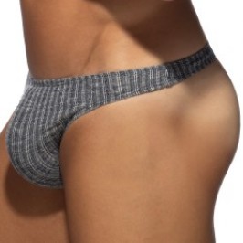 String de la marque ADDICTED - String Addicted Jeans Rib Knit - Marine - Ref : AD1474 C09