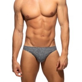 String de la marque ADDICTED - String Addicted Jeans Rib Knit - Marine - Ref : AD1474 C09