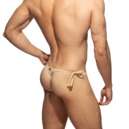 Slip de bain de la marque ADDICTED - String de Bain Addicted Multi Cord - Beige - Ref : ADS390 C28