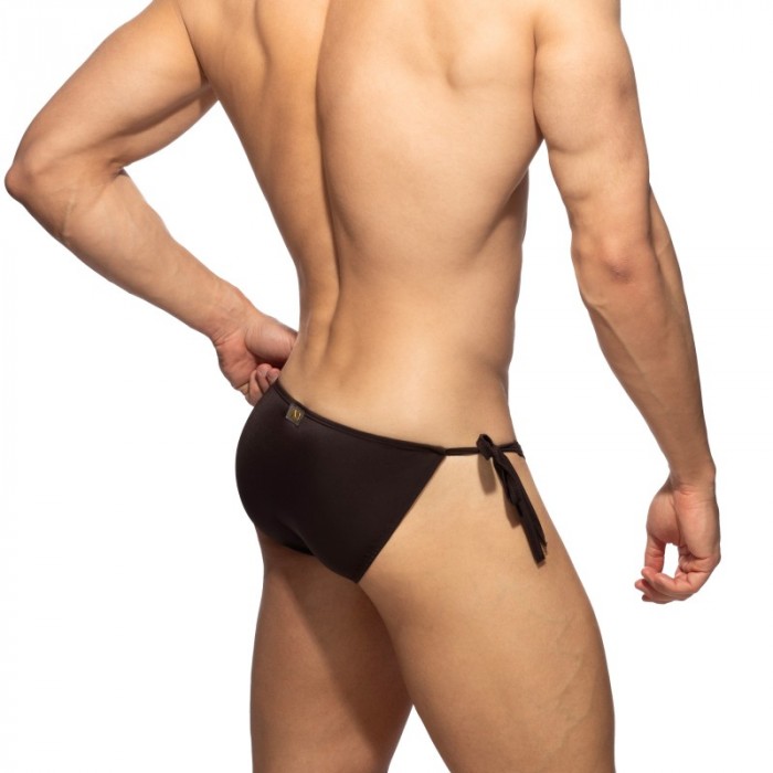 Slip, Tanga de la marque ADDICTED - Bikini Addicted Multi-Cord Brief - Marron - Ref : ADS389 C13