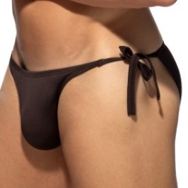 Slip, Tanga de la marque ADDICTED - Bikini Addicted Multi-Cord Brief - Marron - Ref : ADS389 C13