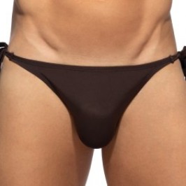 Slip, Tanga de la marque ADDICTED - Bikini Addicted Multi-Cord Brief - Marron - Ref : ADS389 C13