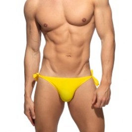 Slip, Tanga de la marque ADDICTED - Bikini de Bain Addicted Multi-Cord Brief - Jaune - Ref : ADS389 C03