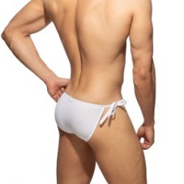 Slip de bain de la marque ADDICTED - Bikini de Bain Addicted Multi-Cord Brief - Blanc - Ref : ADS389 C01