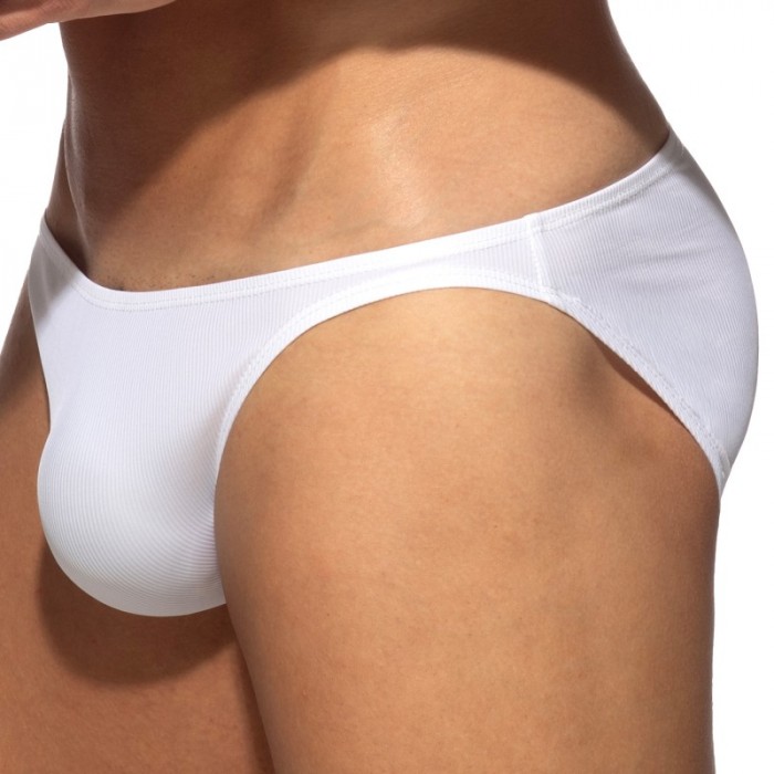 Brief of the brand ADDICTED - Bikini Addicted Snow Rib Knit - Blanc - Ref : AD1465 C01