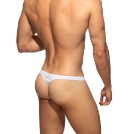 Thong of the brand ADDICTED - String Addicted Snow White Rib - Blanc - Ref : AD1467 C01