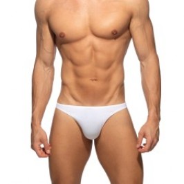 Thong of the brand ADDICTED - String Addicted Snow White Rib - Blanc - Ref : AD1467 C01