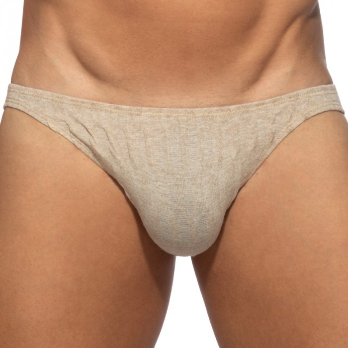 Slip de la marca ADDICTED - copy of Bikini Addicted Mock Ribs Édition Limitée - Blanc - Ref : AD1479 C28
