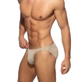 Slip de la marca ADDICTED - copy of Bikini Addicted Mock Ribs Édition Limitée - Blanc - Ref : AD1479 C28