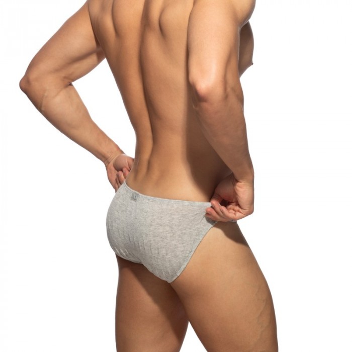 Slip de la marca ADDICTED - copy of Bikini Addicted Mock Ribs Édition Limitée - Blanc - Ref : AD1479 C11