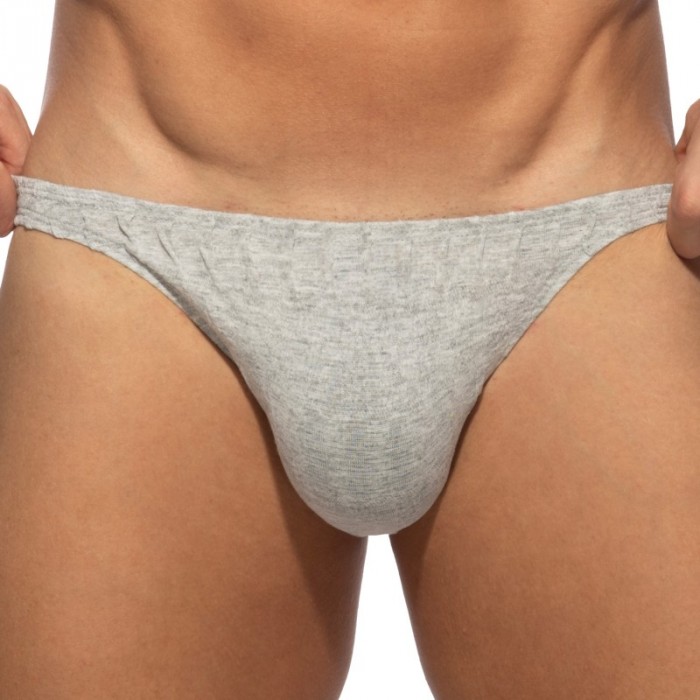 Slip de la marca ADDICTED - copy of Bikini Addicted Mock Ribs Édition Limitée - Blanc - Ref : AD1479 C11