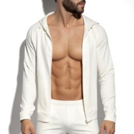 Jacke der Marke ES COLLECTION - Full-Zip Es Collection Hoodie - Blanc - Ref : SP362 C01