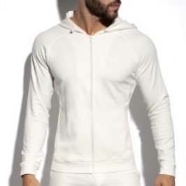 Jacke der Marke ES COLLECTION - Full-Zip Es Collection Hoodie - Blanc - Ref : SP362 C01